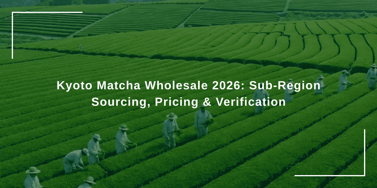 Kyoto Matcha Wholesale 2026: Sub-Region Sourcing, Pricing & Verification