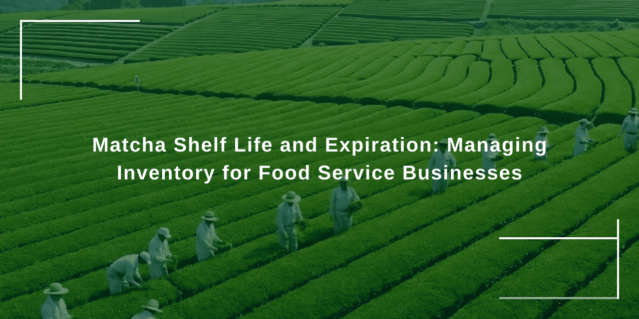 Matcha Shelf Life and Expiration: Managing Inventory for Food Service Businesses