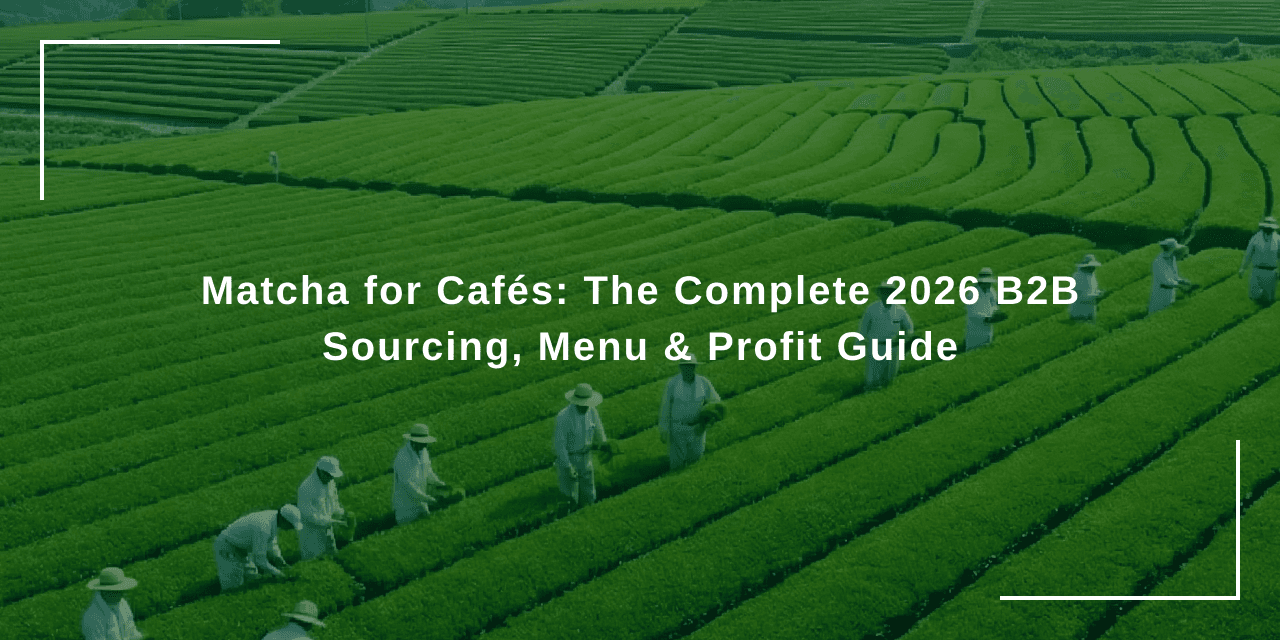 Matcha for Cafés: The Complete 2026 B2B Sourcing, Menu & Profit Guide
