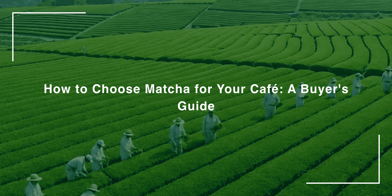 How to Choose Matcha for Your Café: A Buyer's Guide