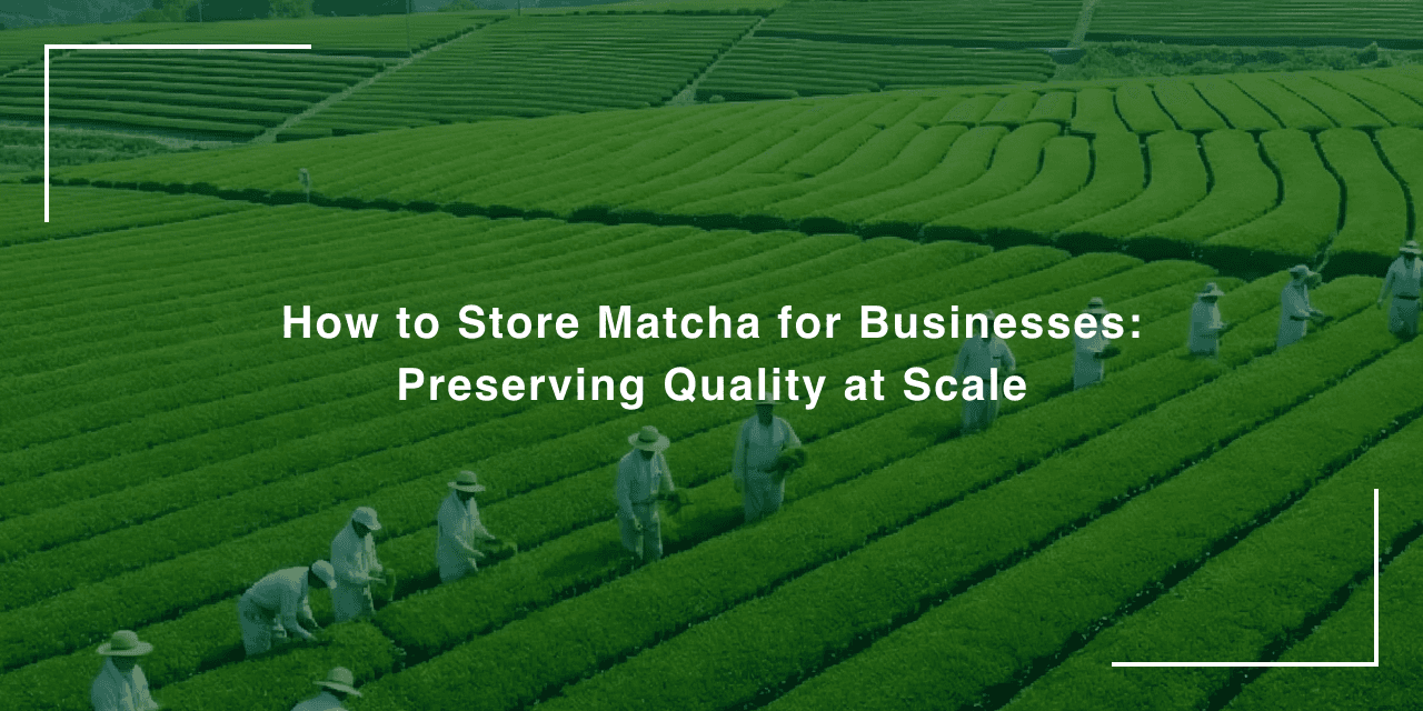 How to Store Matcha for Businesses: Preserving Quality at Scale