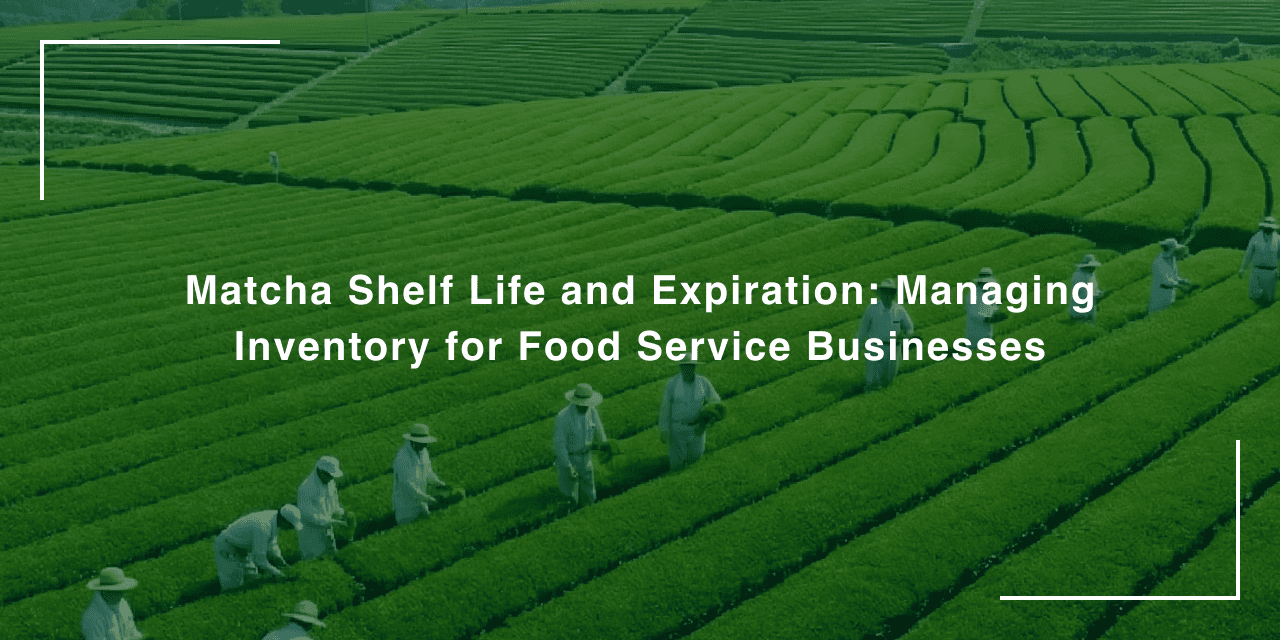 Matcha Shelf Life and Expiration: Managing Inventory for Food Service Businesses