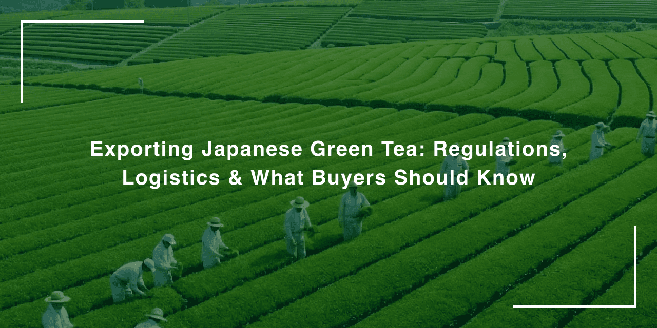 Export Japanese Green Tea & Matcha: FDA & Bulk Guide