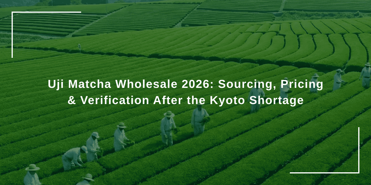 Uji Matcha Wholesale 2026: Sourcing, Pricing & Verification Amid the Kyoto Shortage